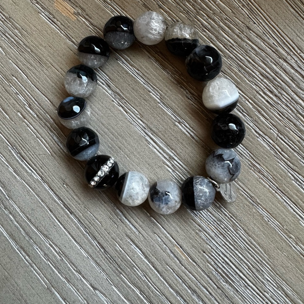 Oriana LaMarca black quartz bracelet